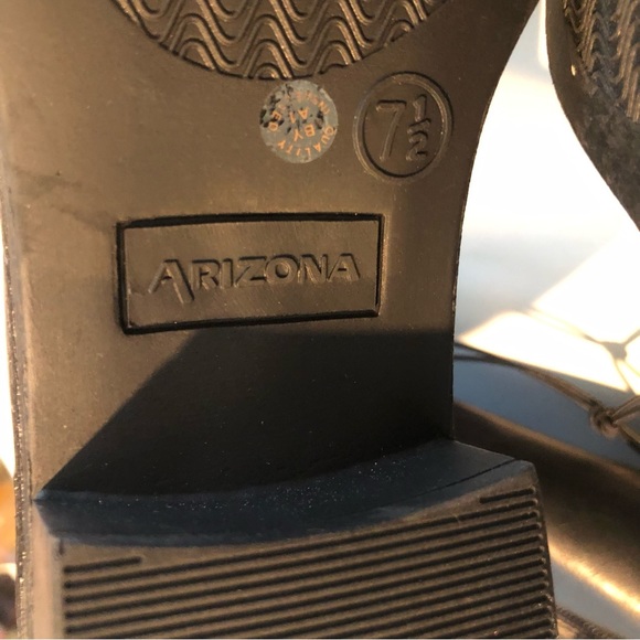 🇺🇸 NEW Arizona Black Tall Boots, Size 7.5 - Picture 8 of 10